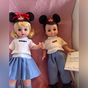 Madame Alexander Mouseketeers Wendy & Alex set